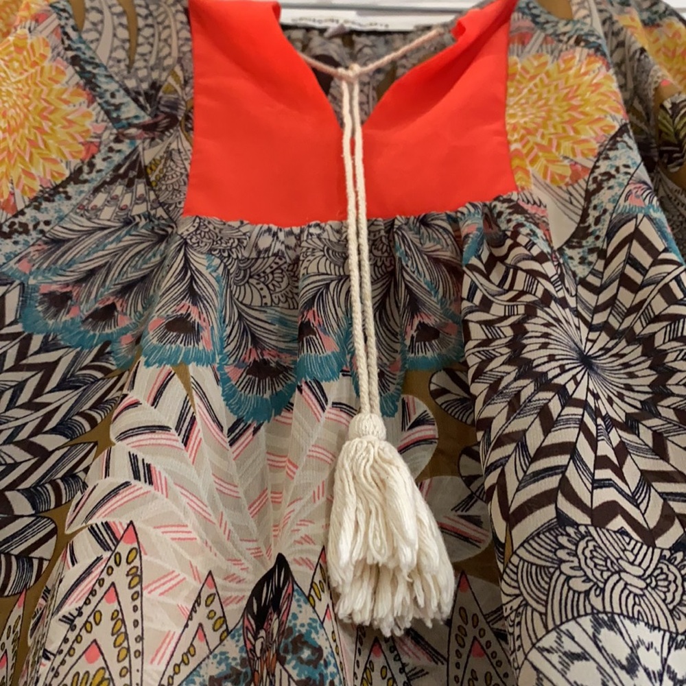 Sheer Flowy Fun Blouse - Picture 3 of 6